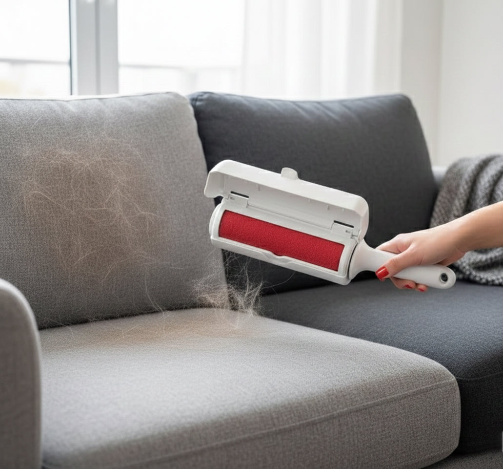 Pet Hair Remover Roller – Reusable & Fabric-Safe